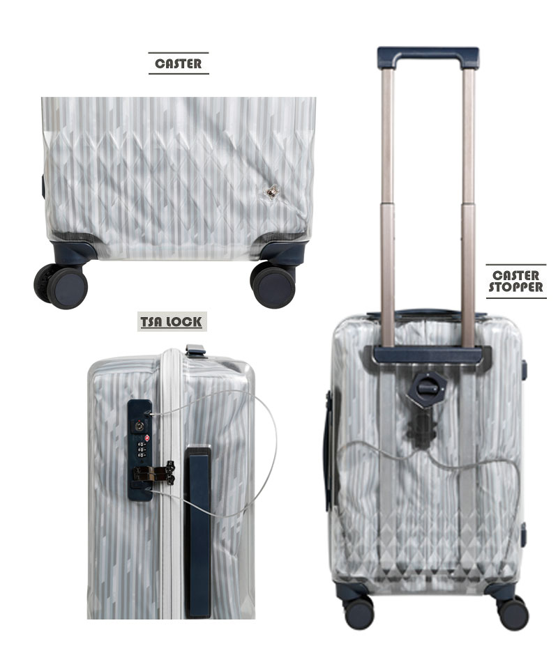 エース(ACE) HaNT／ハント ソロ ジッパーキャリー スーツケース 53L 06552 キャスターストッパー付き TSA ワイヤー式