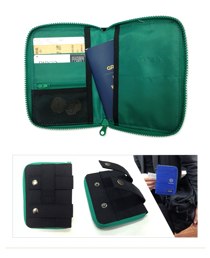 CORDURA スキミングブロック パスポートケース Travel Equipment 