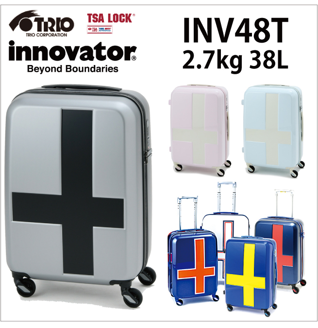 機内持ち込み可能】【送料無料】 Innovator/イノベーター スーツケース INV48T 38L 軽量 (キャリーバッグ キャリーケース 出張用  キャリー バッグ 嵐 おしゃれ キャリーバック かわいい 旅行 機内持込 ビジネスキャリー) 旅行用品 コンサイスストア