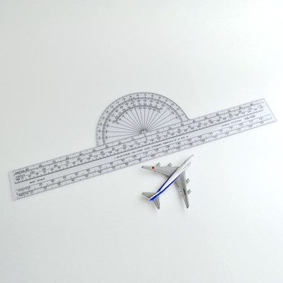 FLIGHT PLOTTER（フライトプロッター−航法尺）　HB-100　デザイン文具 事務用品 製図 法人 領収書【10P20Nov15】