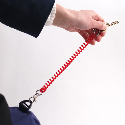 Super Coil クリップオンキーコイル デザイン文具 事務用品 製図 鍵 文具用品 コンサイスストア