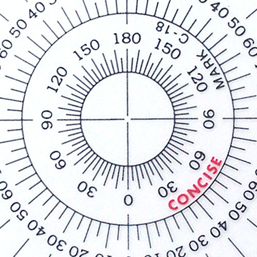 初売り 福袋 全円分度器 C-15 (直径15cm) デザイン文具 事務用品 製図 製図 定規・巻尺・コンパス