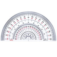 半円分度器 S-15 (直径15cm)　デザイン文具 事務用品 製図 法人 領収書10P20Nov15