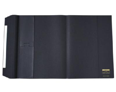 皮革調ブックカバーNo.14　A4判　　合皮 フェイクレザー デザイン文具 事務用品 製図 法人 領収書　ギフト プレゼント ラッピング