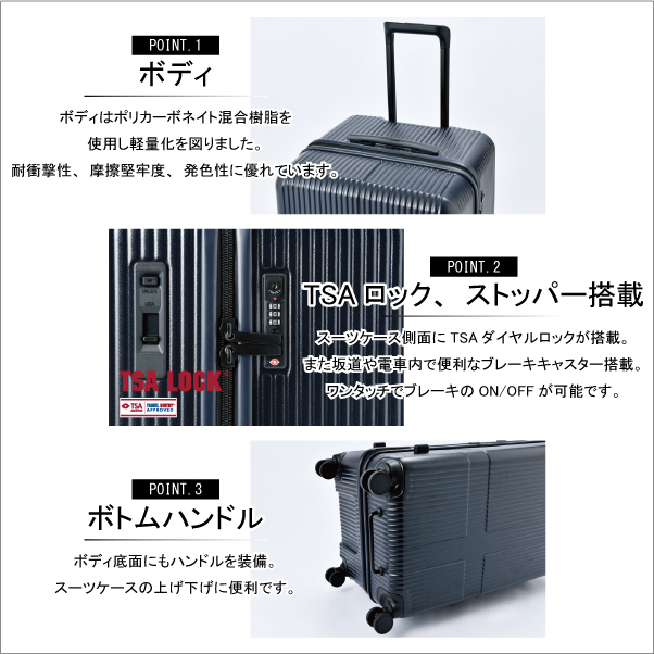新色】Innovator/イノベーター スーツケース INV80 92L 新色】Innovator/イノベーター スーツケース INV80 92L