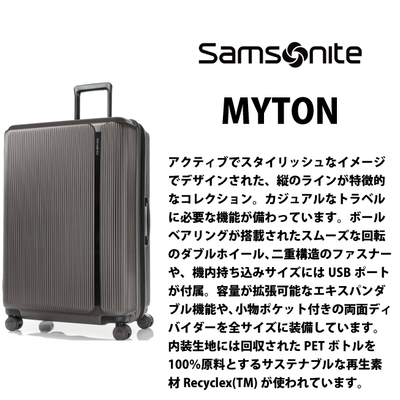 X[cP[X T\iCg }Cg Xsi[55/20 EXP 55cm STCY @ HJ8*004 35-40L g@\t ( L[obO tsabN COs L[P[X uh g _CbN LX^[ s Samsonite MYTON )