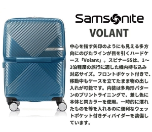 T\iCg/samsonite AJc[X^[ VOLANT (Hg) DY9*005 55cm 33L Wbp[L[ g X[cP[X ( L[obO L[P[X american tourister L[obN CO rWlX s COs 傫 )