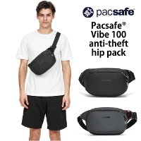 PacSafe / pbNZ[t Vibe 100 anti-theft hip packy oCu100 zqbvobO V_[ {fBobO