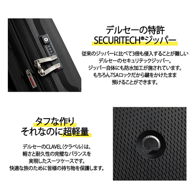 DELSEY �f���Z�[ �N���x�� M�T�C�Y �X�[�c�P�[�X �g���@�\�t�� 5�`7�� 3845820