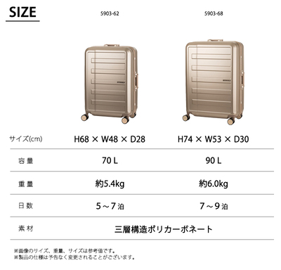 WFhEH[J[ NEXIS X[cP[X MTCY 70L 5`7 t[^Cv |J[{l[g USB[d Xgbp[t É _uLX^[ TSAbN 5903-62 L[P[X