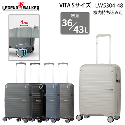 �y�@���������݉z ���W�F���h�E�H�[�J�[ VITA �X�[�c�P�[�X S�T�C�Y 36�`43L �|���v���s�����{�f�B �e�ʊg�� �h�ƃt�@�X�i�[ �_�u���L���X�^�[ TS���b�N 5304-49 �L�����[�P�[�X