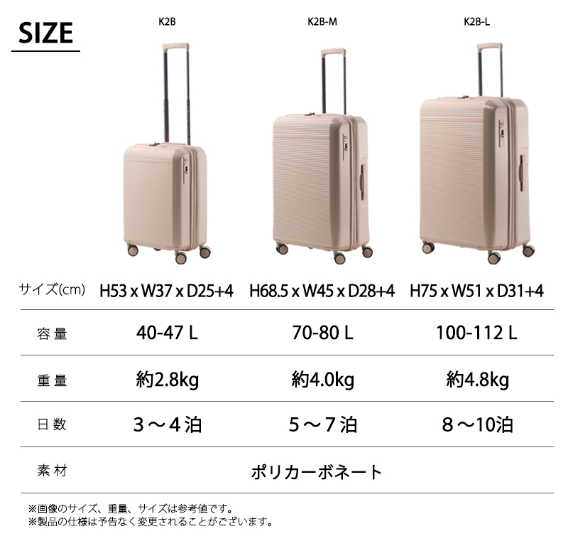 スーツケース キャリーケース 正規品 GRAND+ グランプラス K2ブレーキ